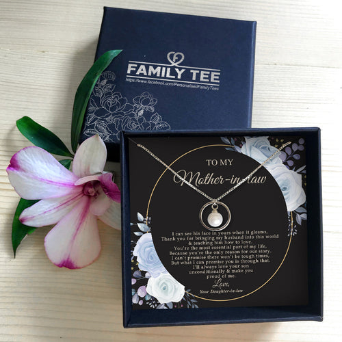YOU'RE THE MOST ESSENTIAL PART OF MY LIFE - NECKLACE FOR MOTHER-IN-LAW