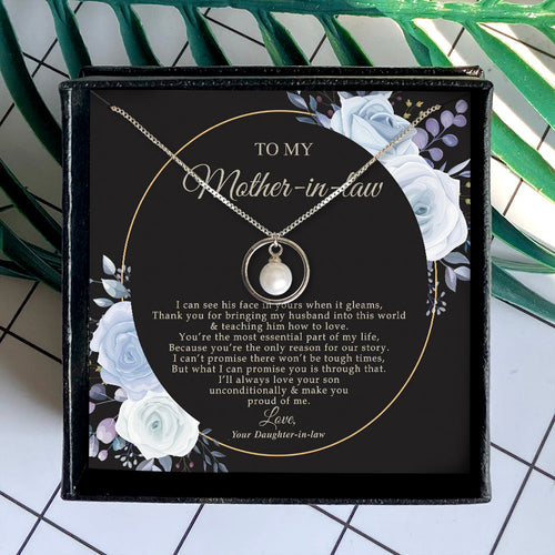 YOU'RE THE MOST ESSENTIAL PART OF MY LIFE - NECKLACE FOR MOTHER-IN-LAW