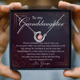 ALWAYS REMEMBER HOW MUCH I LOVE YOU - CRYSTAL CLAVICLE NECKLACE FOR GRANDDAUGHTER