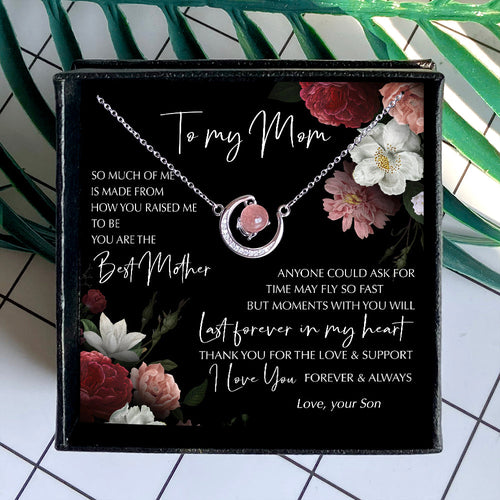 THANK YOU FOR THE LOVE & SUPPORT - CRYSTAL CLAVICLE NECKLACE FOR MOM