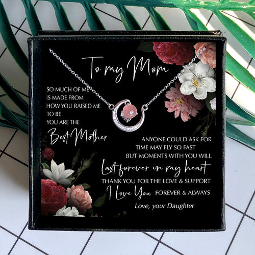LAST FOREVER IN MY HEART - CRYSTAL CLAVICLE NECKLACE FOR MOM