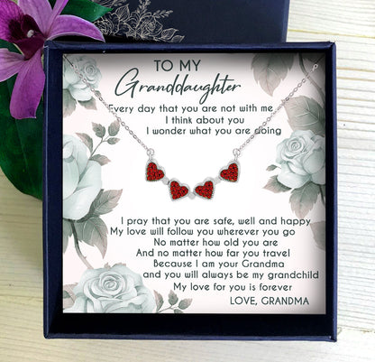 MY LOVE FOR YOU IS FOREVER - NECKLACE FOR GRANDDAUGHTER FROM GRANDMA