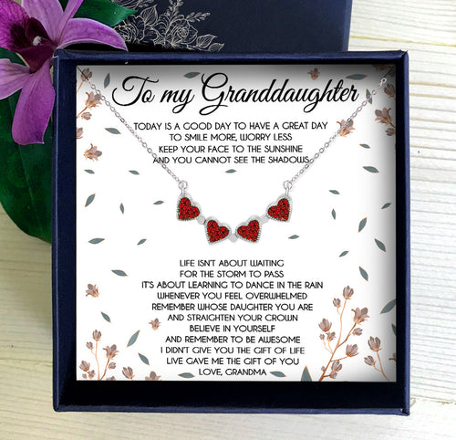 BELIEVE IN YOURSELF - NECKLACE FOR GRANDDAUGHTER FROM GRANDMA