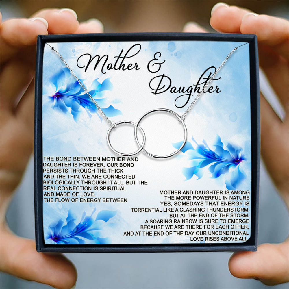 THE BOND BETWEEN MOTHER AND DAUGHTER IS FOREVER - NECKLACE FOR MOTHER & DAUGHTER