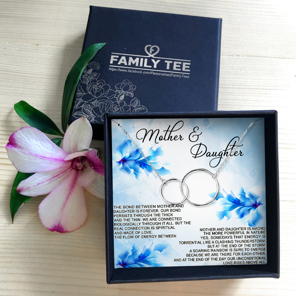 THE BOND BETWEEN MOTHER AND DAUGHTER IS FOREVER - NECKLACE FOR MOTHER & DAUGHTER