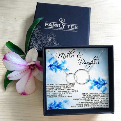 THE BOND BETWEEN MOTHER AND DAUGHTER IS FOREVER - NECKLACE FOR MOTHER & DAUGHTER