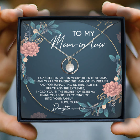 I HOLD YOU IN THE HIGHEST OF ESTEEMS - NECKLACE FOR MOM-IN-LAW FROM DAUGHTER-IN-LAW