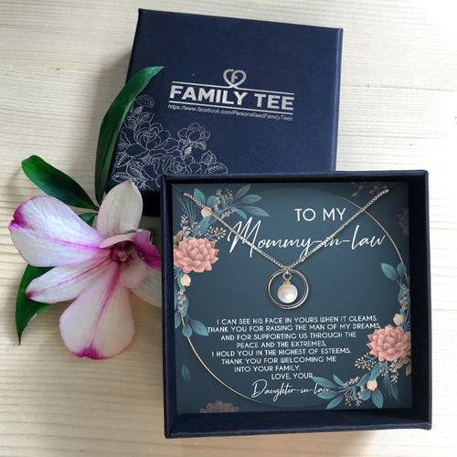 I HOLD YOU IN THE HIGHEST OF ESTEEMS - NECKLACE FOR MOMMY-IN-LAW FROM DAUGHTER-IN-LAW