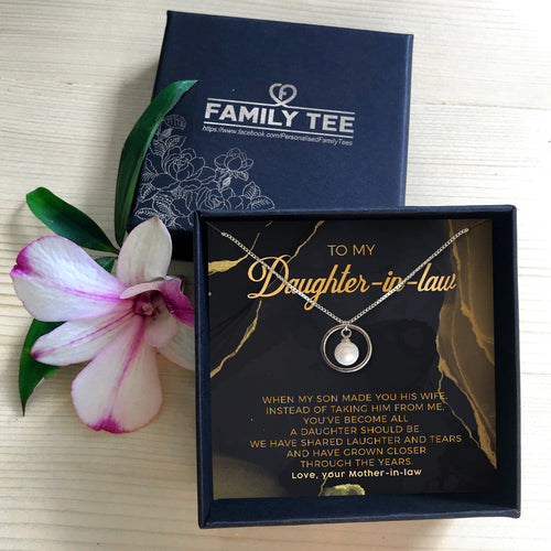 WHEN MY SON MADE YOU HIS WIFE - NECKLACE FOR DAUGHTER-IN-LAW FROM MOTHER-IN-LAW