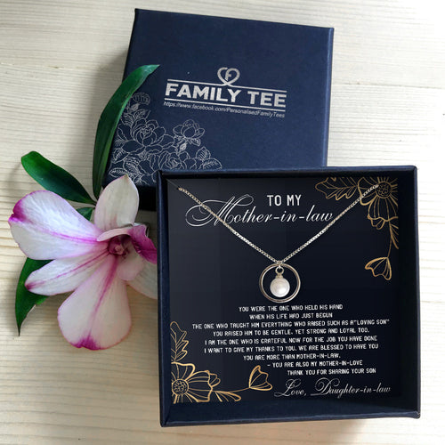 WE ARE BLESSED TO HAVE YOU - NECKLACE FOR MOTHER-IN-LAW FROM DAUGHTER-IN-LAW