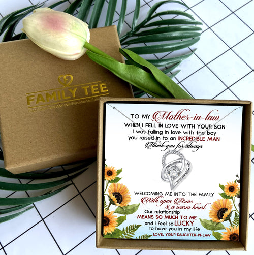 WELCOMING ME INTO THE FAMILY - NECKLACE FOR MOTHER-IN-LAW FROM MOTHER-IN-LAW