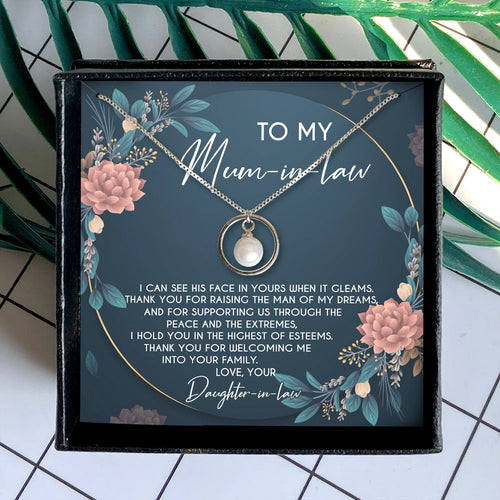I HOLD YOU IN THE HIGHEST OF ESTEEMS - NECKLACE FOR MUM-IN-LAW FROM DAUGHTER-IN-LAW