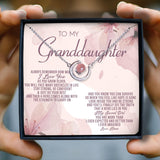 ALWAYS REMEMBER HOW MUCH I LOVE YOU - NECKLACE FOR GRANDDAUGHTER