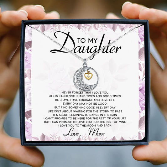 NEVER FORGET THAT I LOVE YOU - NECKLACE FOR DAUGHTER