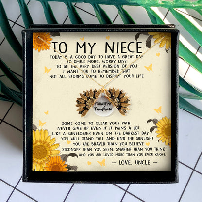 YOU ARE LOVED MORE THAN YOU EVER KNOW - NECKLACE FOR NIECE