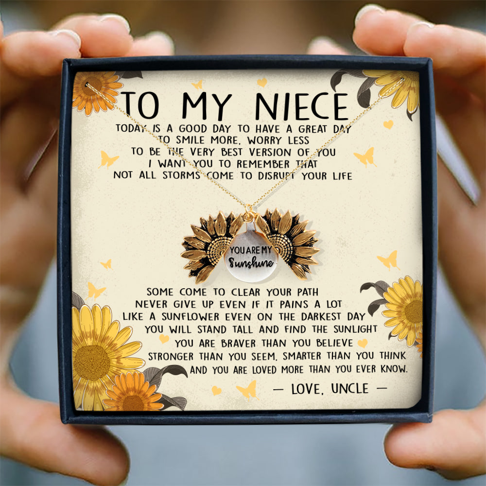 YOU ARE LOVED MORE THAN YOU EVER KNOW - NECKLACE FOR NIECE