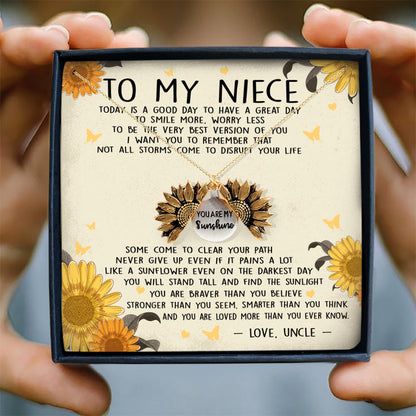 YOU ARE LOVED MORE THAN YOU EVER KNOW - NECKLACE FOR NIECE