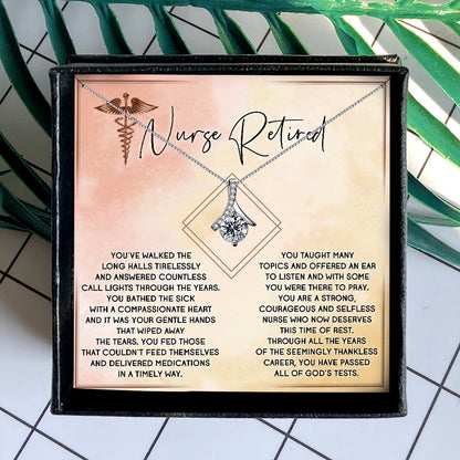 YOU ARE A STRONG - NECKLACE FOR NURSE RETIRED