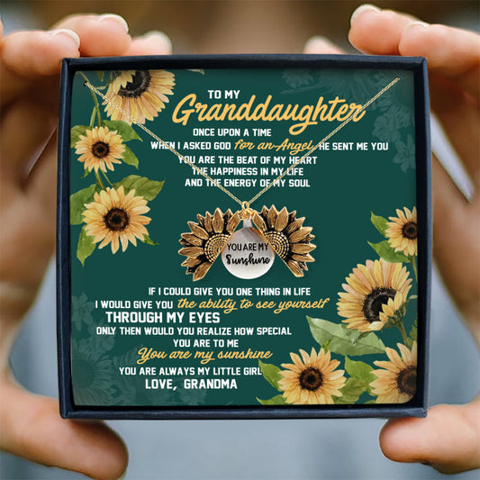 YOU ARE MY SUNSHINE - NECKLACE FOR GRANDDAUGHTER