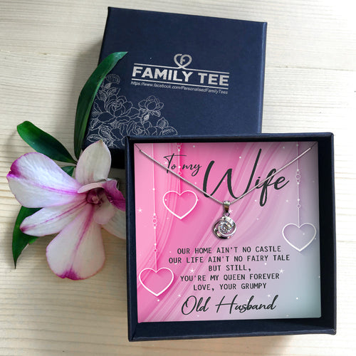 YOU'RE MY QUEEN FOREVER  - NECKLACE FOR WIFE FROM HUSBAND