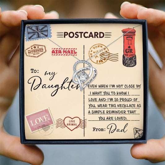 I'M SO PROUD OF YOU - NECKLACE FOR DAUGHTER FROM DAD