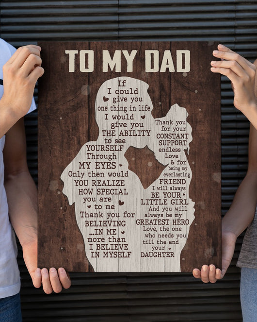 I Will Always Be Your Little Girl - Best Gift For Dad