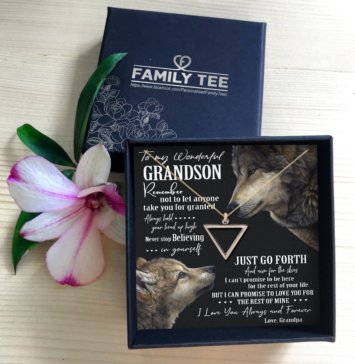 NEVER STOP BELIEVING IN YOURSELF - SPECIAL GIFT FOR GRANDSON
