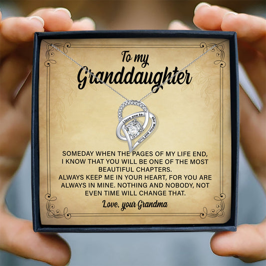 KEEP ME IN YOUR HEART - NECKLACE FOR GRANDDAUGHTER