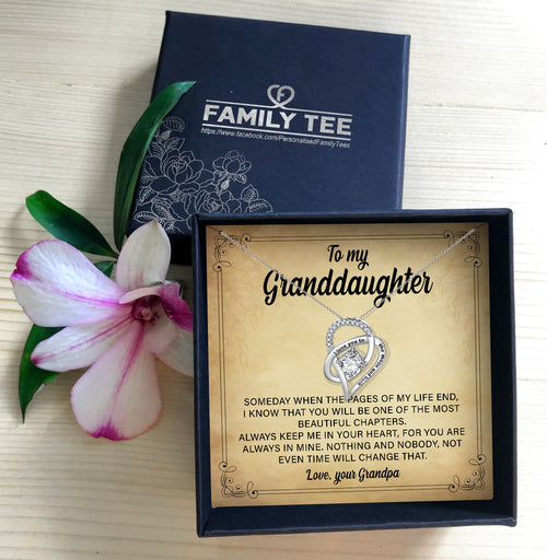 KEEP ME IN YOUR HEART - NECKLACE FOR GRANDDAUGHTER