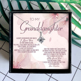 ALWAYS REMEMBER HOW MUCH I LOVE YOU - NECKLACE FOR GRANDDAUGHTER