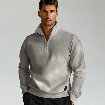 Half Zip Knitwear Pullover Sweater