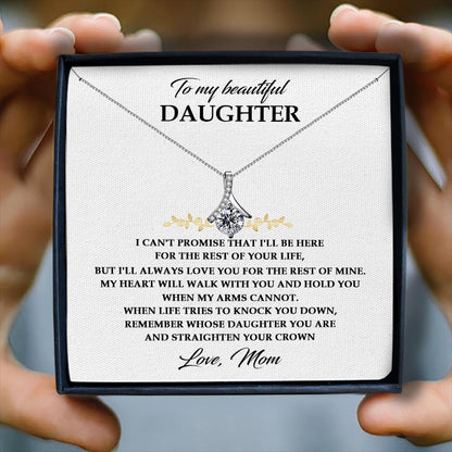 STRAIGHTEN YOUR CROWN - NECKLACE FOR DAUGHTER