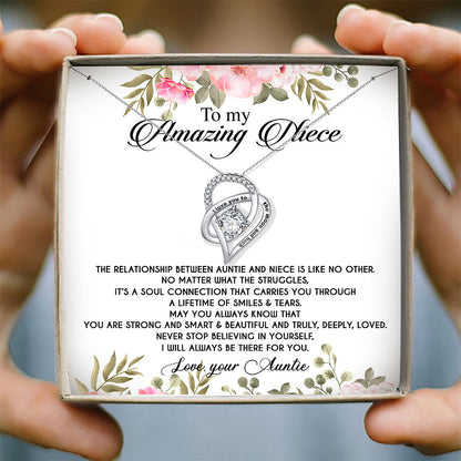 I WILL ALWAYS BE THERE FOR YOU - NECKLACE FOR NIECE FROM AUNTIE