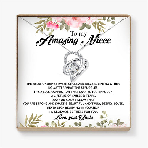 I WILL ALWAYS BE THERE FOR YOU - NECKLACE FOR NIECE FROM UNCLE