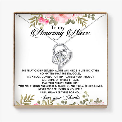 I WILL ALWAYS BE THERE FOR YOU - NECKLACE FOR NIECE FROM AUNTIE