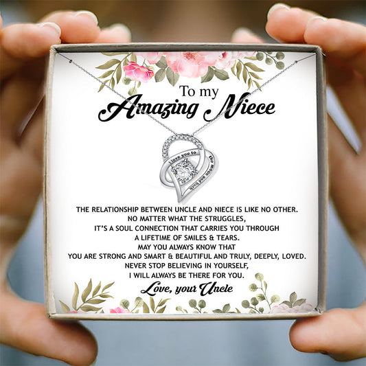 I WILL ALWAYS BE THERE FOR YOU - NECKLACE FOR NIECE FROM UNCLE