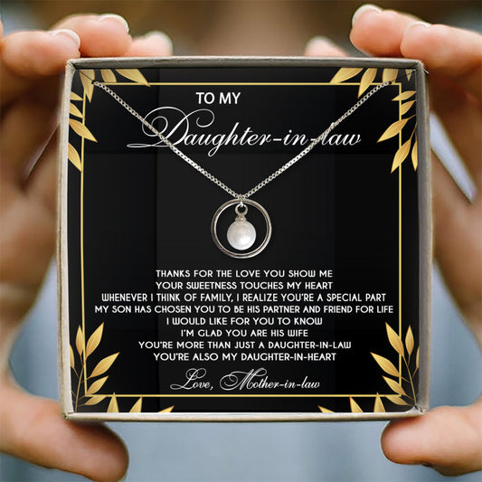 YOU'RE ALSO MY DAUGHTER-IN-HEART  - NECKLACE FOR DAUGHTER-IN-LAW