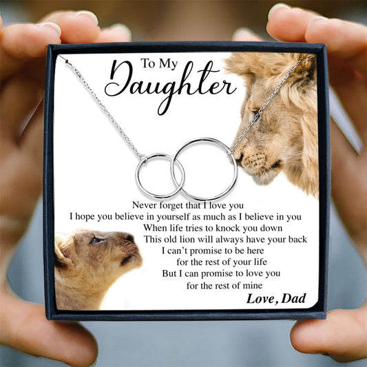 NEVER FORGET THAT I LOVE YOU - NECKLACE FOR DAUGHTER