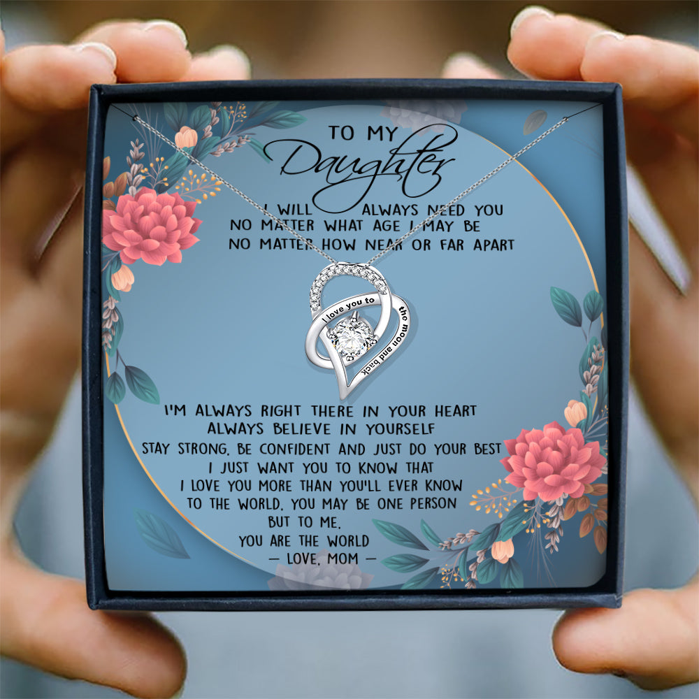 I LOVE YOU MORE THAN YOU'LL EVER KNOW - NECKLACE FOR DAUGHTER FROM MOM