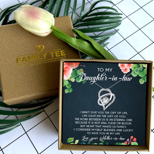 I CONSIDER MYSELF BLESSED AND LUCKY - NECKLACE FOR DAUGHTER-IN-LAW