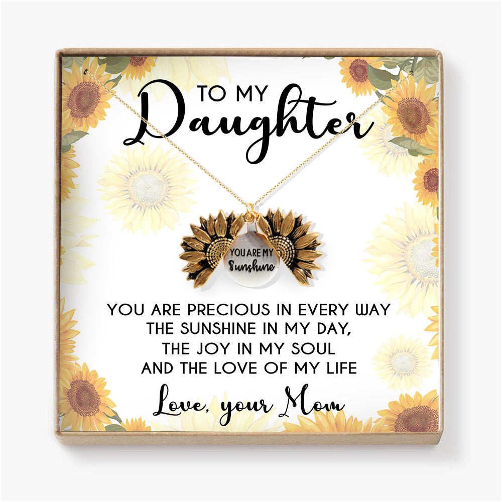 YOU ARE PRECIOUS IN EVERY WAY  - NECKLACE FOR DAUGHTER FROM MOM