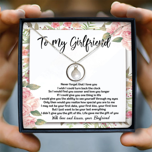 NEVER FORGET THAT I LOVE YOU - NECKLACE FOR GIRLFRIEND FROM BOYFRIEND