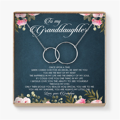 YOU ARE MY SUNSHINE - NECKLACE FOR GRANDDAUGHTER