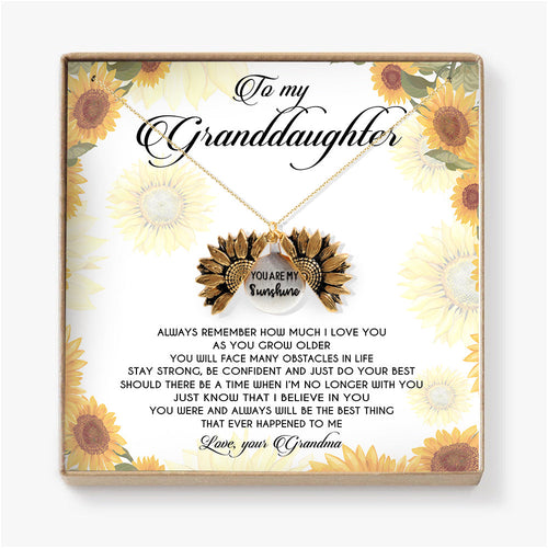 ALWAYS REMEMBER HOW MUCH I LOVE YOU - NECKLACE FOR GRANDDAUGHTER