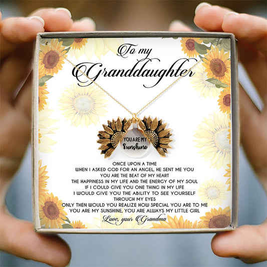 YOU ARE MY SUNSHINE - NECKLACE FOR GRANDDAUGHTER