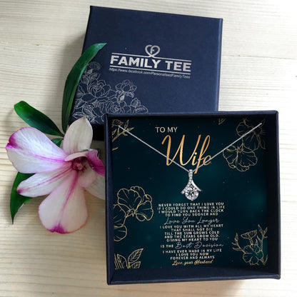 NEVER FORGET THAT I LOVE YOU - NECKLACE FOR WIFE