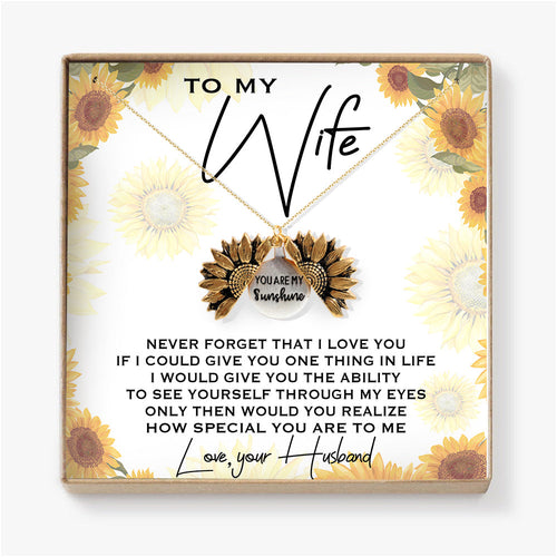NEVER FORGET THAT I LOVE YOU - NECKLACE FOR WIFE