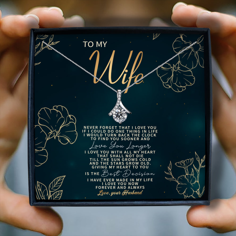 NEVER FORGET THAT I LOVE YOU - NECKLACE FOR WIFE