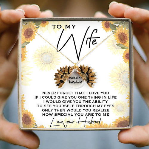NEVER FORGET THAT I LOVE YOU - NECKLACE FOR WIFE