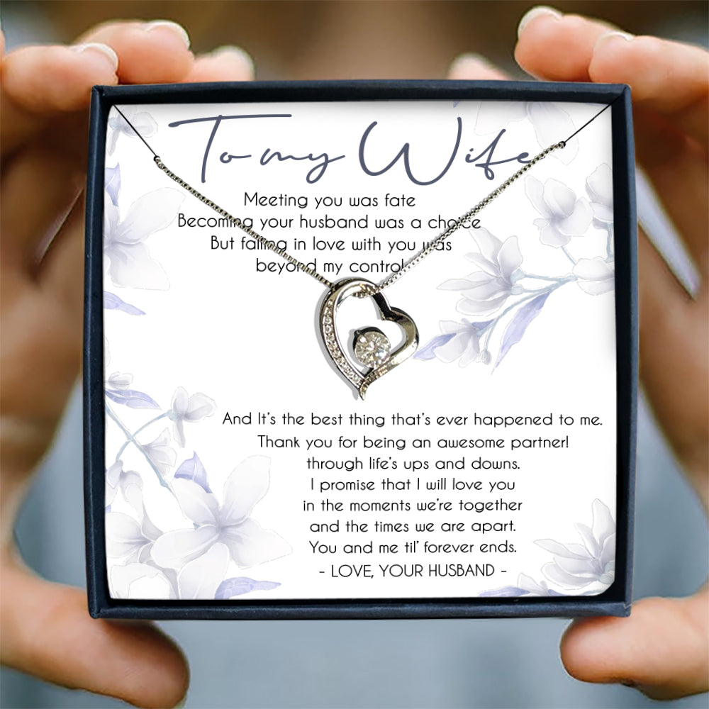 YOU AND ME TIL' FOREVER ENDS - GIFT FROM WIFE
